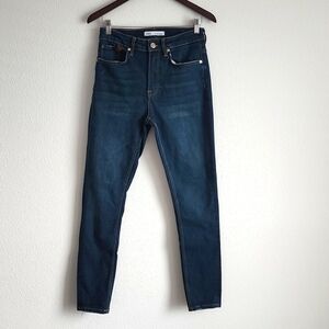 Zara Men's Slim Jeans - Dark Blue